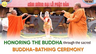 Vesak ritual | Honoring the Buddha through the sacred Buddha-Bathing Ceremony