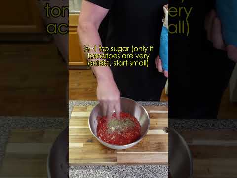 NY Style Pizza sauce in 30 seconds #pizza #itspizzatime #pizzarecipes