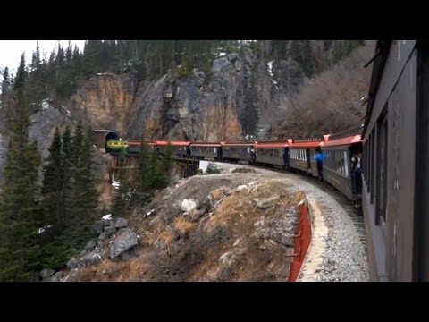 Skagway Alaska White Pass & Yukon Route Railroad Tour Video