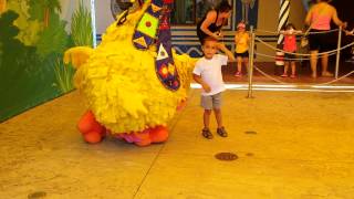 Sumner meeting Big Bird