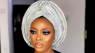 HOW TO TIE SIMPLE GELE WITH ASOOKE