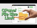 How To Increase Upload File Size In CPanel Post Max Size Cpanel