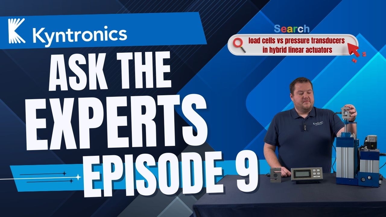 Ask the Experts - Load Cells vs. Pressure Transducers in Hybrid Linear Actuators