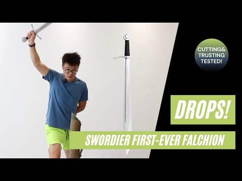 Swordier First-Ever Falchion Drops! | Now Let's Test Out Its Cutting/Thrusting Power. #falchion