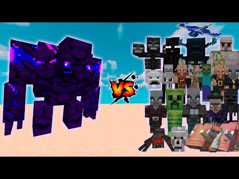 Ender Golem vs ALL Mobs Minecraft
