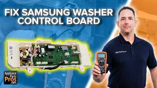 How to Test and Replace a Samsung Top Load Washer Main Control