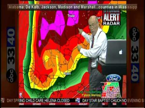 ABC 33/40 Coverage of the April 27, 2011 Outbreak (2:30 to 2:45 pm)