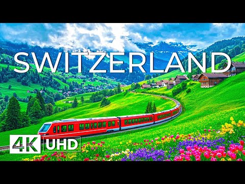 Switzerland 4K | Discover Breathtaking Alps, Beautiful Swiss Countryside & Scenic Train Views