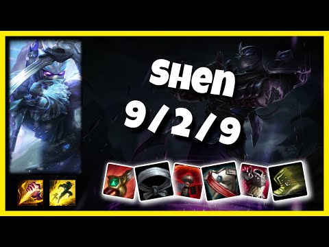 NA Challenger Shen JUNGLE (9/2/9) vs SETT Gameplay Replay - Patch 10.18