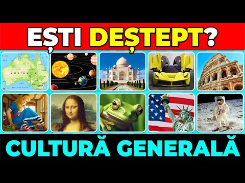 🧠 CÂT DE DEȘTEPT EȘTI? 😏 100 de întrebări de Cultură Generală 📚