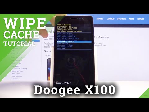 How to Wipe Cache Partition in Doogee X100 - Delate Cache Files