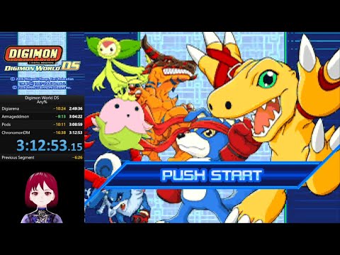 Digimon World DS any% speedrun - 3:12:53 (with commentary)