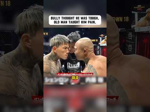 🔥Bully Thought He Was Tough.Old Man Taught Him Pain. 😂😂#boxing