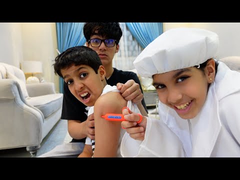 لانا تعالج نواف بعد ماكثر بفطور رمضان   !!