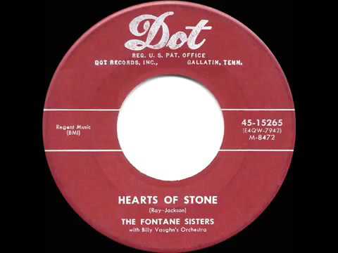 1955 HITS ARCHIVE  Hearts Of Stone   Fontane Sisters a #1 record