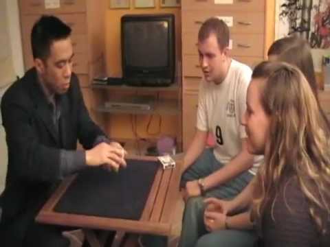 Ryan Hayashi Card Trick "Name A Card" With Drunken Americans
