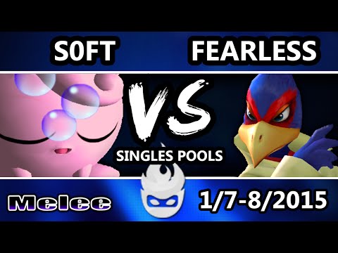 Paragon 2015 - SS | Soft (Jigglypuff, Fox) Vs. Fearless (Puff, Falco) SSBM Singles Pools - Melee