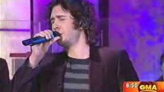 Josh Groban GMA I&#39;ll be home for Christmas 2007