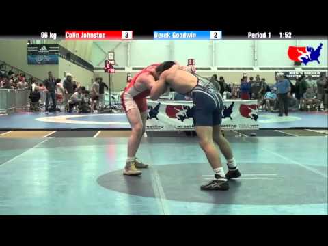 Colin Johnston vs. Derek Goodwin at 2013 ASICS University Nationals - FS