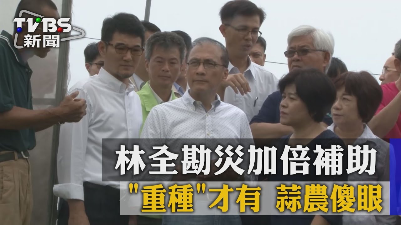 林全勘災允加倍補助 「門檻高」讓蒜農傻眼