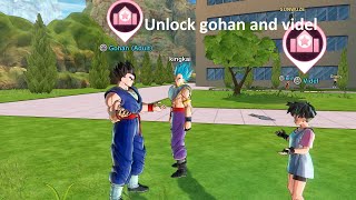 DRAGONBALL XENOVERSE 2- How To Unlock Gohan & Videl As Your instructors