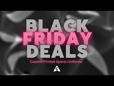Black Friday Deals on Custom Sports Uniforms | Colour Up Uniforms #blackfridaydeals