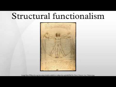 構造的機能主義 (Structural functionalism)