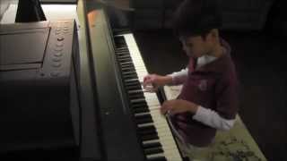 Gian a 7 year old Pianist plays Praise to the Lord, the Almighty