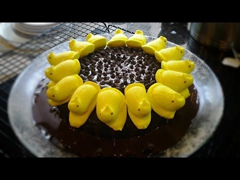 Peeps Sunflower Cake | Josh Pan