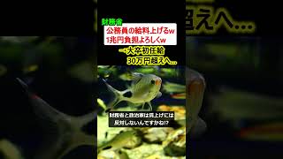 財務省「公務員の給料上げるわw」毎年1兆円負担ねw →大卒初任給30万円超え…