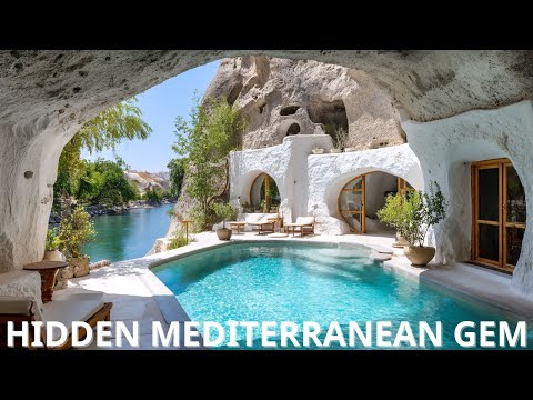 Tiny Mediterranean Cave House on a Cliff – Too Peaceful to Be Real