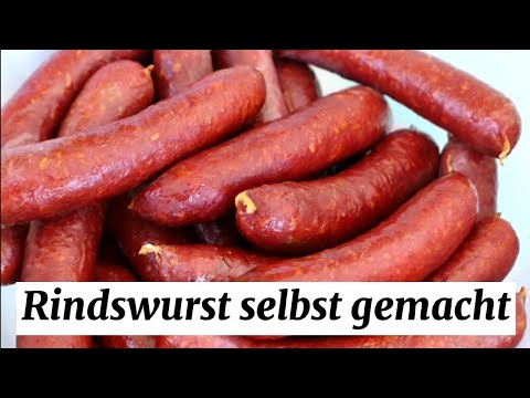 Rindswurst selbst gemacht.