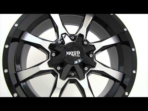 Moto Metal 970 Gloss Black and Machined Wheels Rims 20x9