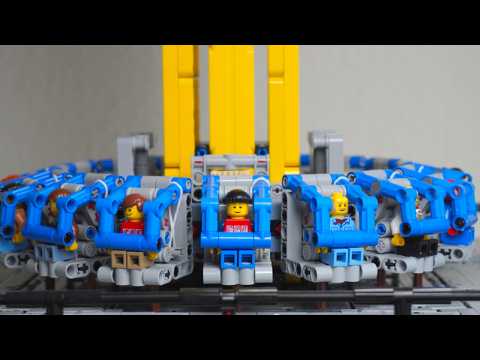 Building a Lego Technic Drop Tower