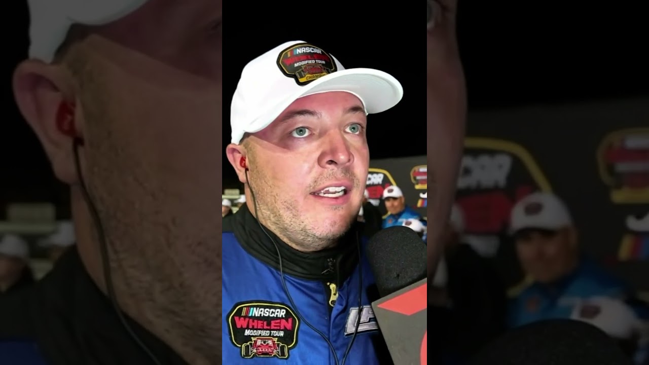 Patrick Emerling Celebrates NASCAR Whelen Modified Tour Win