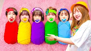 【寸劇】小学生が５つ子の赤ちゃんのお世話！？ママの代わりに小学生のお姉ちゃんが赤ちゃんのお世話しなきゃ！かくれんぼやお絵描きで赤ちゃんたちを楽しませられるかなぁ？