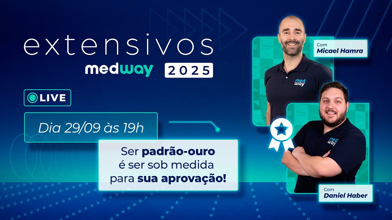 Live de Lançamento Extensivos Medway 2025 | Medway Residência Médica