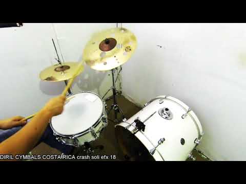 DIRIL CYMBALS COSTA RICA crash soli efx 18
