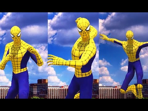 Superhero Vs Monster Fighting Arena Vs Flying Spider City Rescue Spider Boy Vs Spider Hero Street
