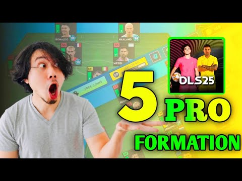 'TOP 5 ATTACKING FORMATIONS' 🌺🤩 | DLS 25 | DLS 25 BEST FORMATION | DREAM LEAGUE SOCCER 2025.