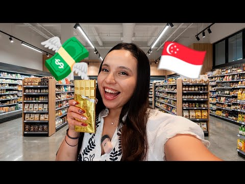 Visité un supermercado en el país MÁS CARO de Asia 💵 | Vlog 1 🎀 Singapur 🇸🇬