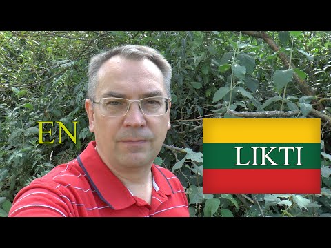 LITHUANIAN LESSON 166 - TO STAY/TO REMAIN - LIKTI