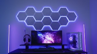 Video thumbnail for TONOR 12Set 12.6"x 11"x 0.5" RGB Acoustic Panels Self-adhesive by TONOR