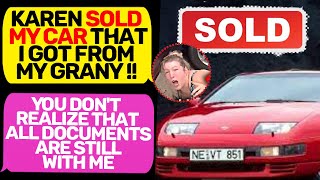 SMUG KAREN SOLD MY CAR! Thinks that she is the Owner of my Private Property r/EntitledPeople