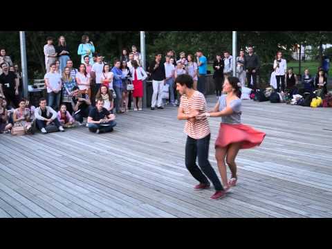 Cam2: Stas Maximenko & Maria Filippova at Open Air Lindy Hop Contest