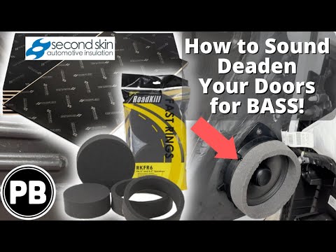 How to Sound Deaden Your Doors For Better Bass From Speakers!