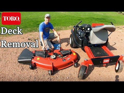How To Remove a Toro TimeCutter Deck and Maintenance Tips