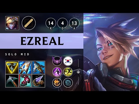 Ezreal Mid vs Viktor - KR Master Patch 25.21