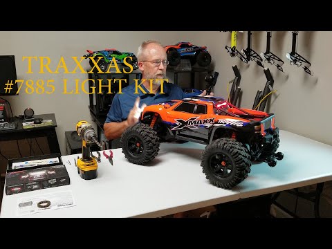 TRAXXAS 8S XMAXX #7885 LIGHT KIT INSTALL