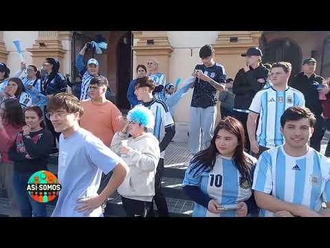 ASI SOMOS I VILLA DEL ROSARIO TAMBIEN FESTEJÓ EL TRIUNFO DE ARGENTINA FRENTE A EGIPTO